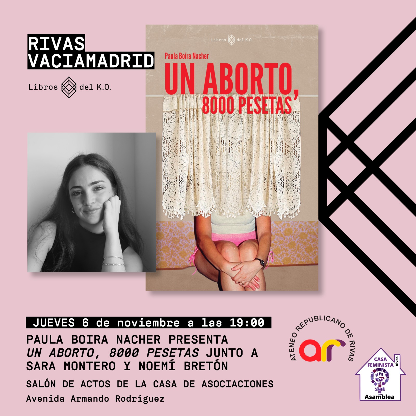 Presentación del libro 'Un aborto, 8.000 pesetas'